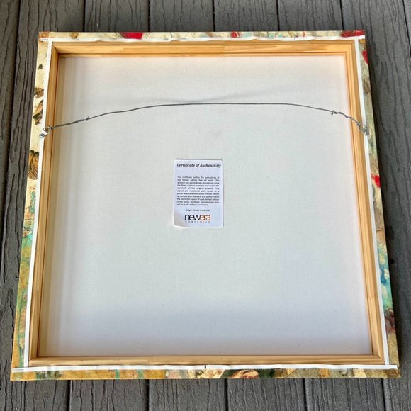 Canvas painting in frame Judy Paul "Lucky in Love" 24 inch x 24 inch - Picture 4 of 6